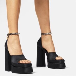 Versace Aevitas platform heels